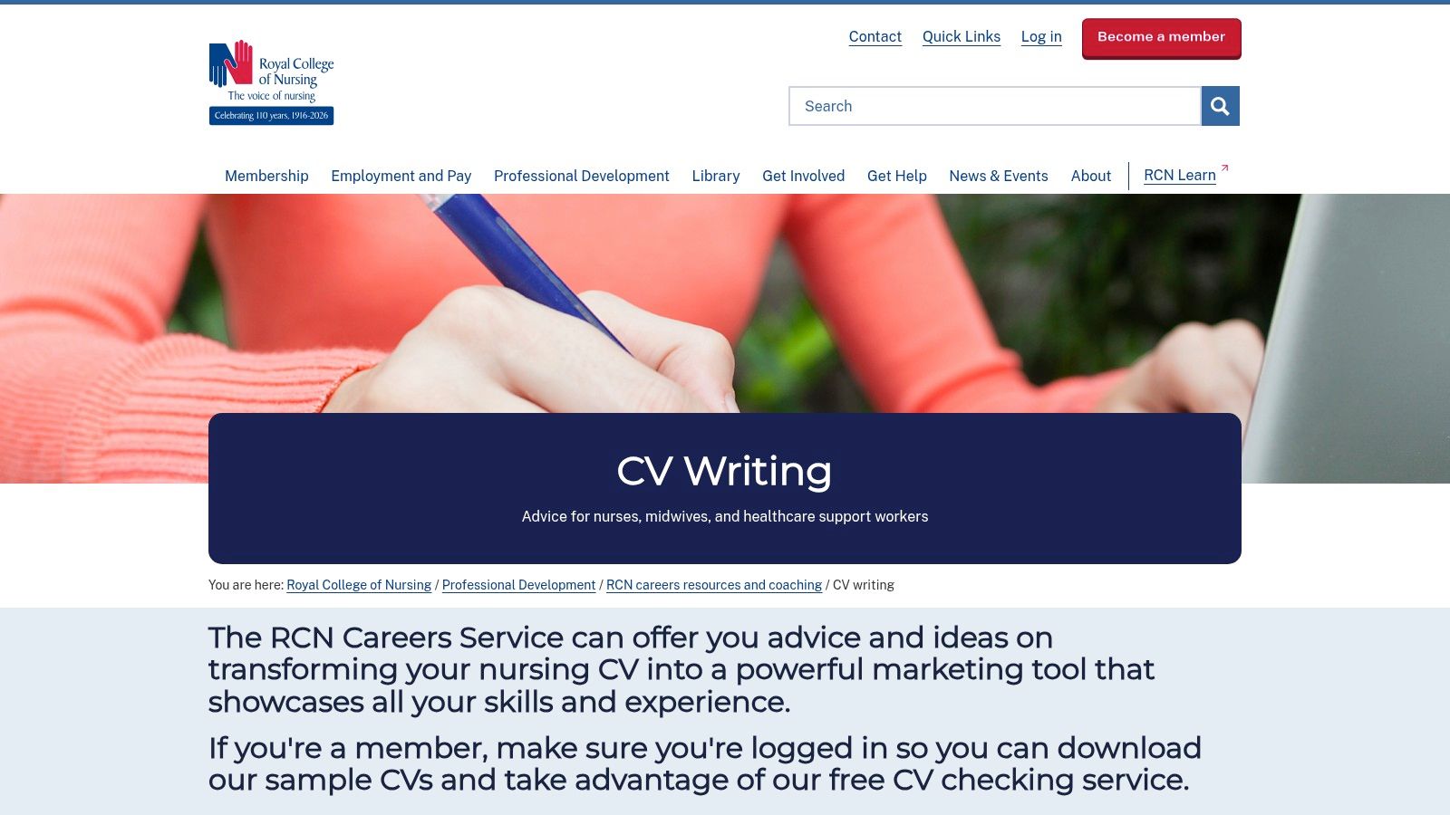 Sample 1: The Newly Qualified Nurse (Band 5)