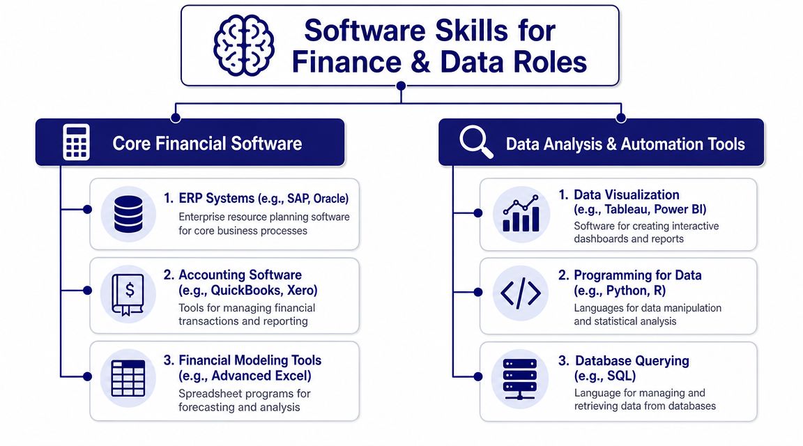 Understanding Software Skills for Finance and Data Roles