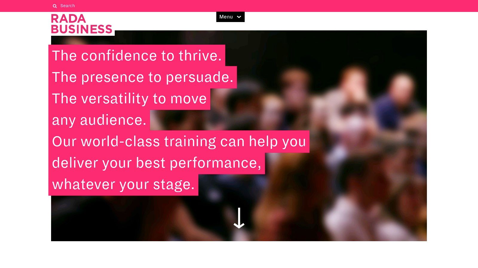 RADA Business – Presenting Made Brilliant